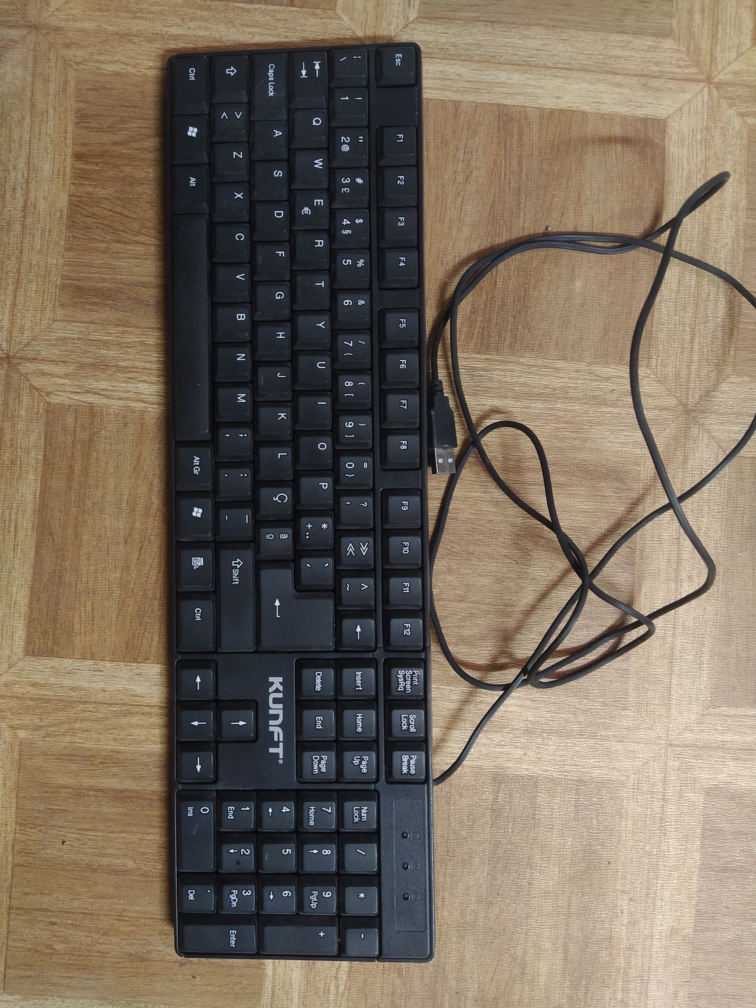 Teclado com fio Kunft