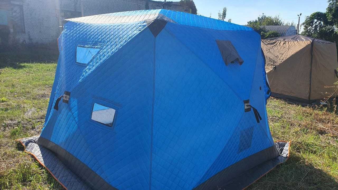 Палатка куб зимняя автомат 3х слойная
