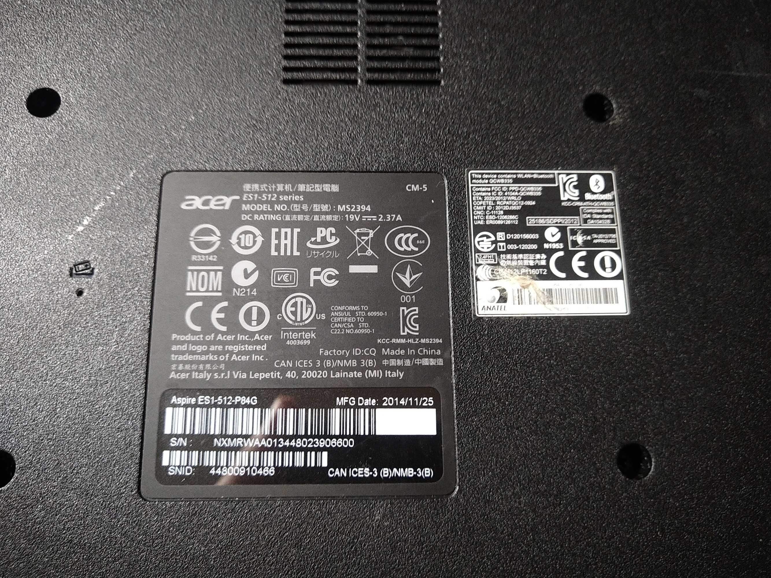 acer aspire es1-512