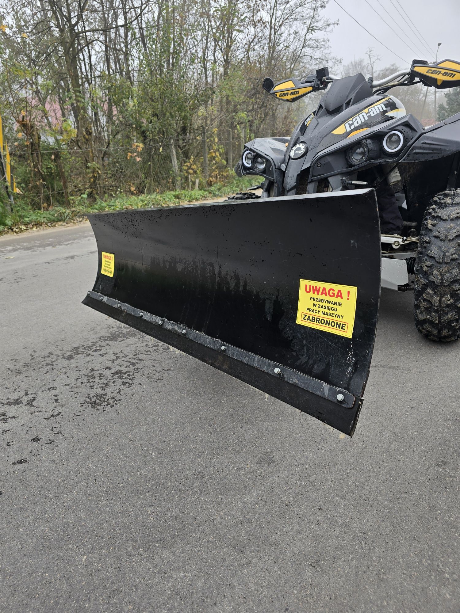 SOLIDNY pług do quada do odgarniania śniegu GWARANCJA