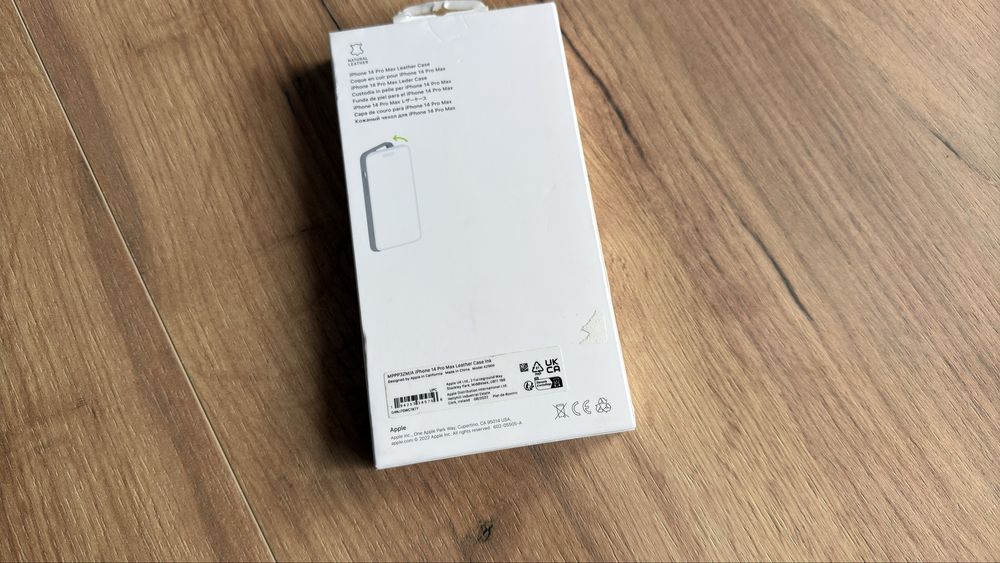 Etui iphone 14 pro max orginał leather case