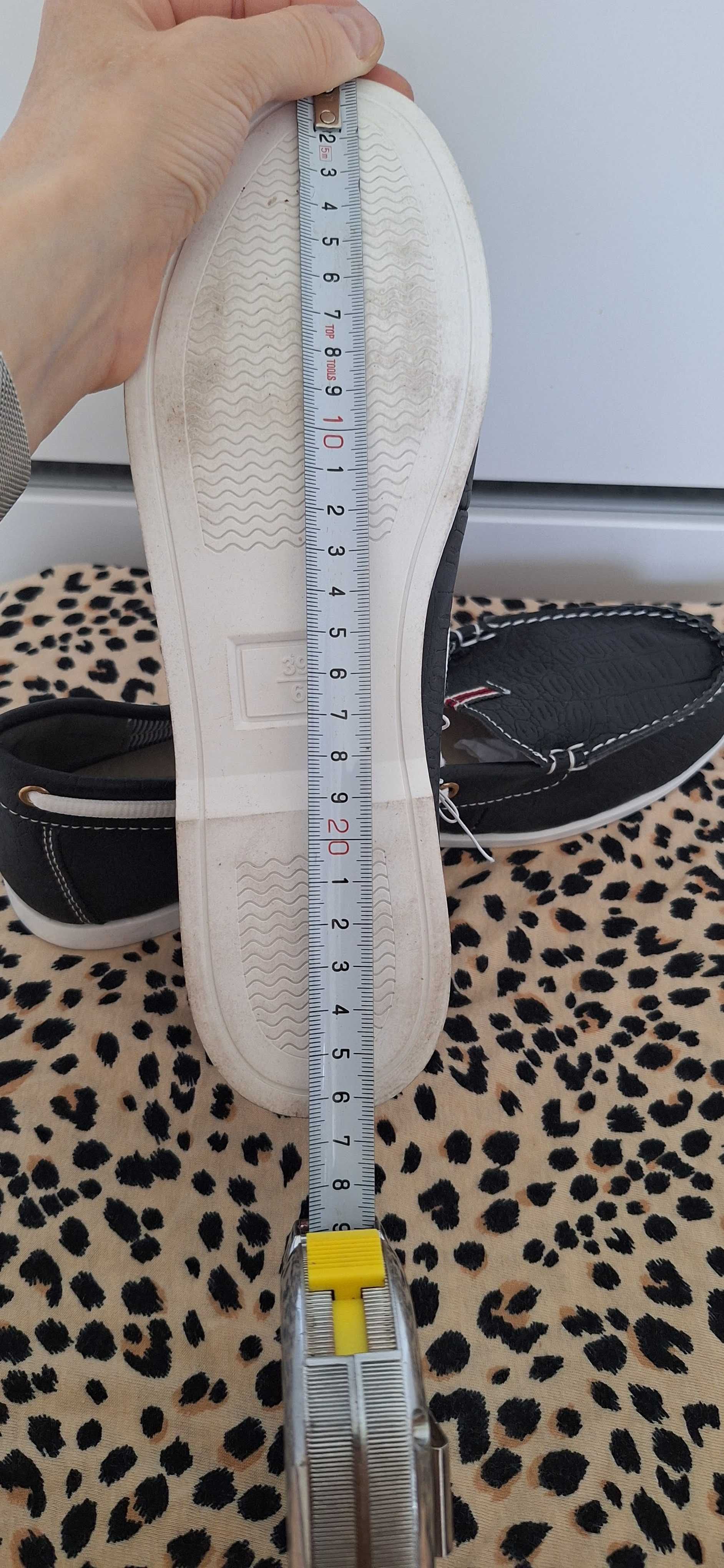 Nowe damskie buty żeglarskie rozmiar 39 mokasyny espadryle lato ESMARA