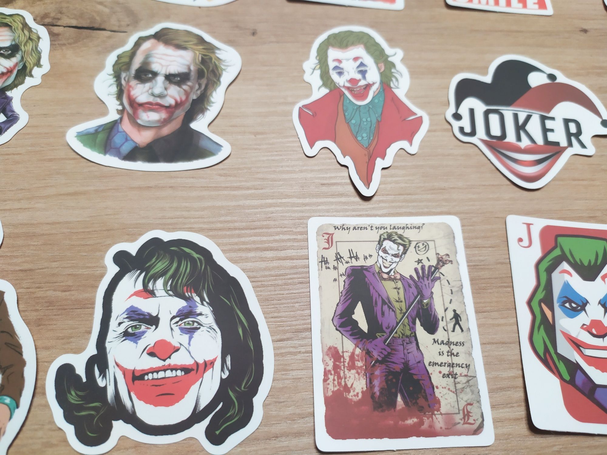 Zestaw naklejek z serii Joker 50 sztuk