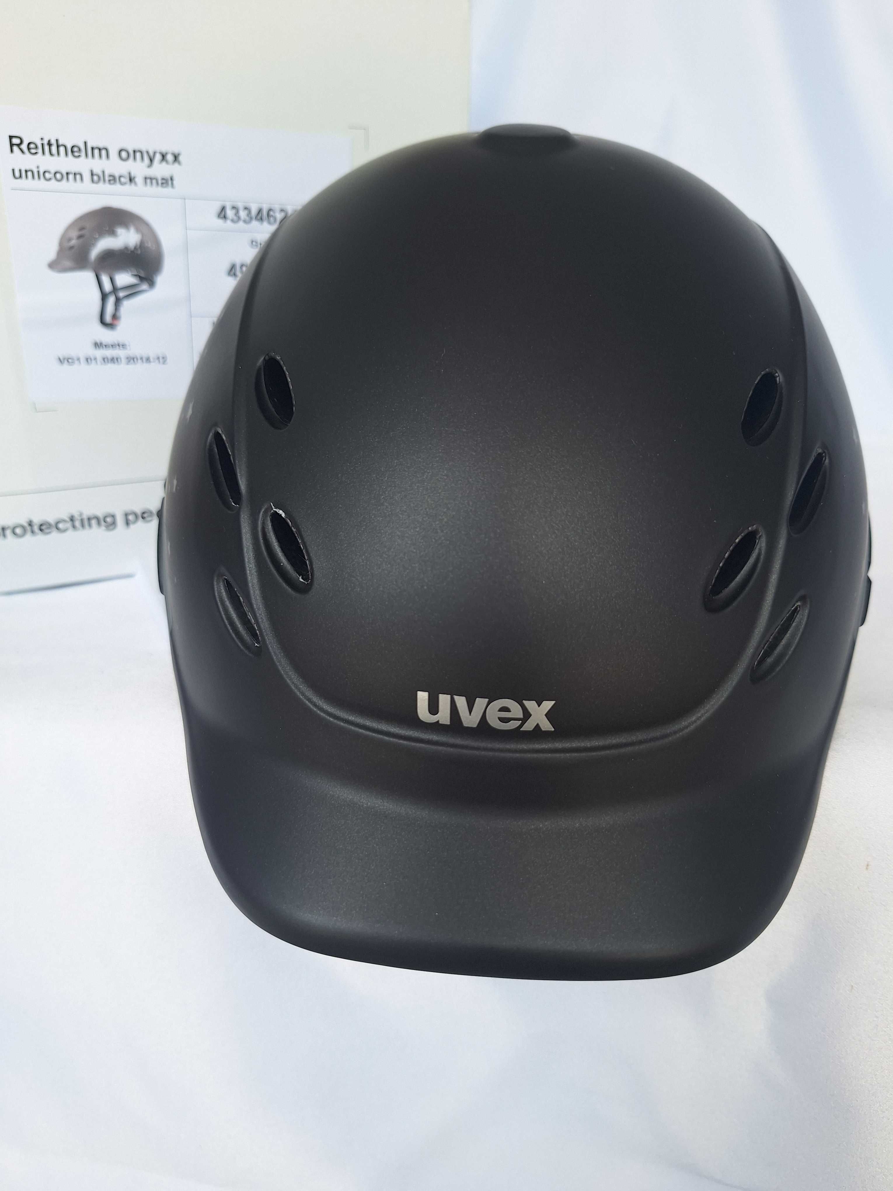 Kask jeździecki toczek Uvex Reithelm Onyxx Unicorn 3XS-XS 49-54cm