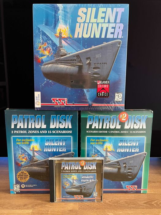 MEGA Kolekcja Silent Hunter NOWE BIG BOX Edycje Kolekcjonerskie