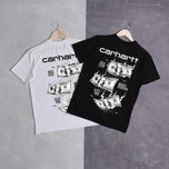 Футболка Carhartt футболка на літо кархарт (чорна,біла) ТОП якість