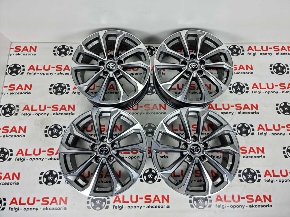 NOWE alufelgi TOYOTA 17" 5x114,3 Auris Corolla RAV-4 Previa - Grafit
