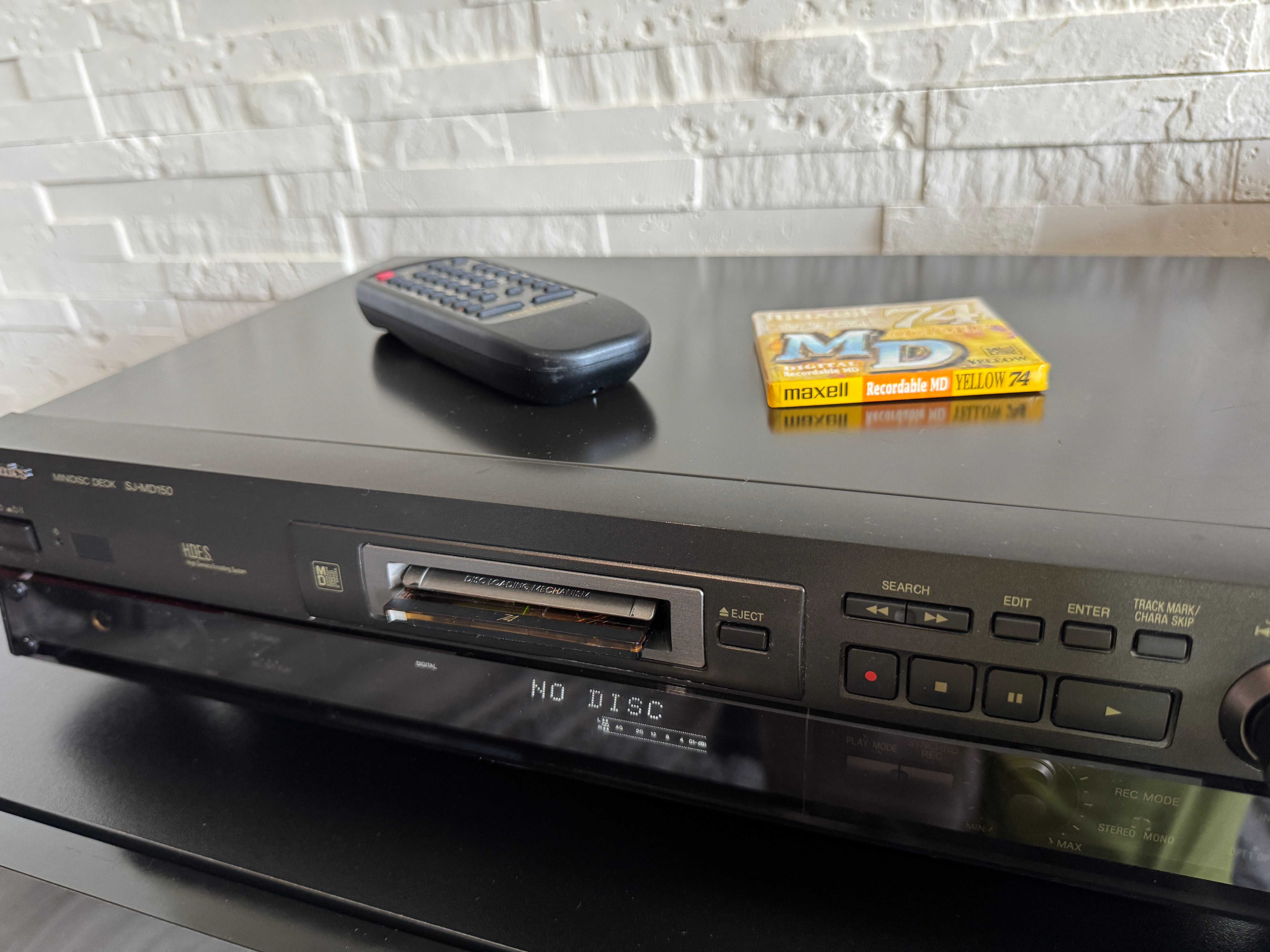 Technics SJ-MD150 odtwarzacz MiniDisc Pilot stan Gabinetowy
