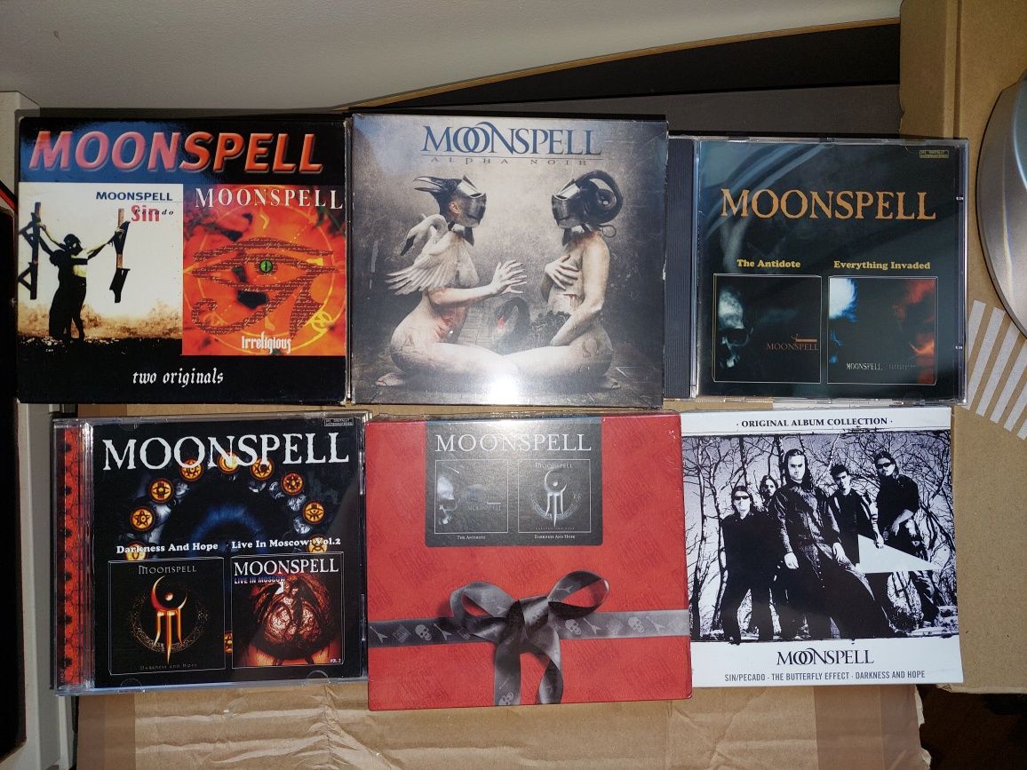 Moonspell colecção cds black metal gothic