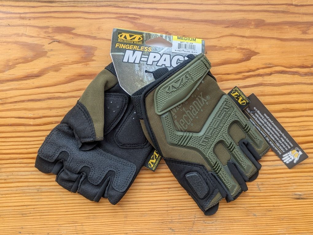 Рукавиці без пальців тактичні військові Mechanix M-Pact Механікс ЗСУ
