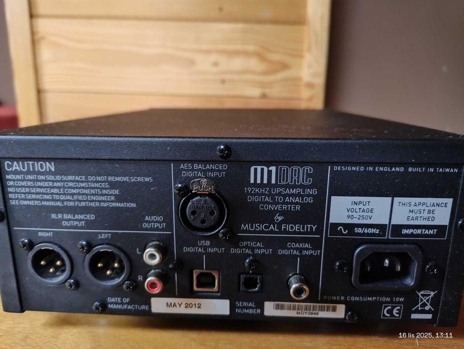 DAC Musical Fidelity M1