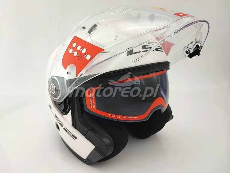 WYPRZEDAŻ Kask Otwarty Blenda LS2 OF603 INFINITY 2 Biały Połysk