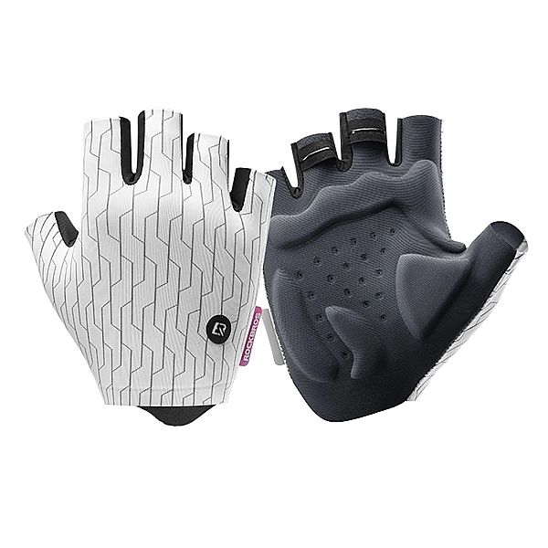 Rękawiczki kolarskie Rockbros MTB rozmiar: XL - biało-czarne
