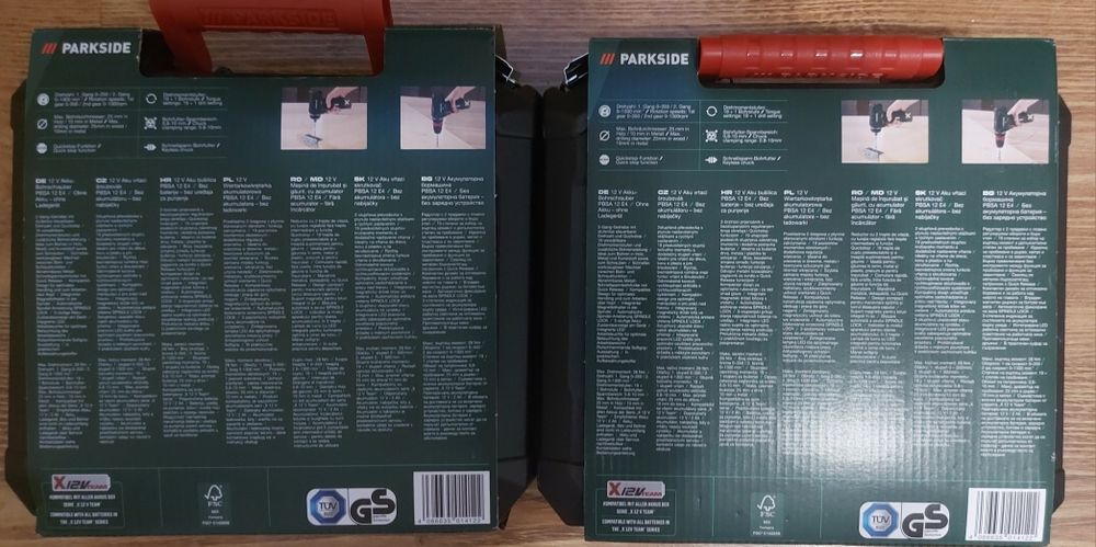 Akumulatorowa wiertarkowkrętarka 12 V, PBSA 12 E4