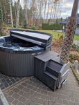 Jacuzzi ogrodowe zimowe SPA Balboa 220x210 cm Akryl Piec