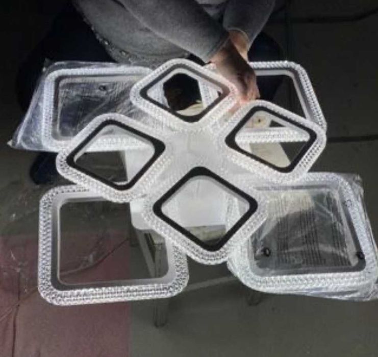 LED люстра, світлодіодний світильник 170 ватт (БЕЗКОШТОВНА Доставка)