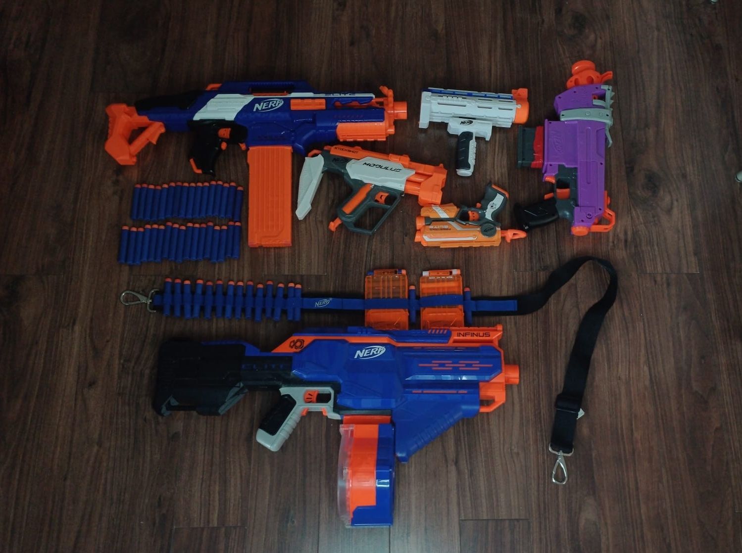 Zestaw  karabinów maszynowych NERF