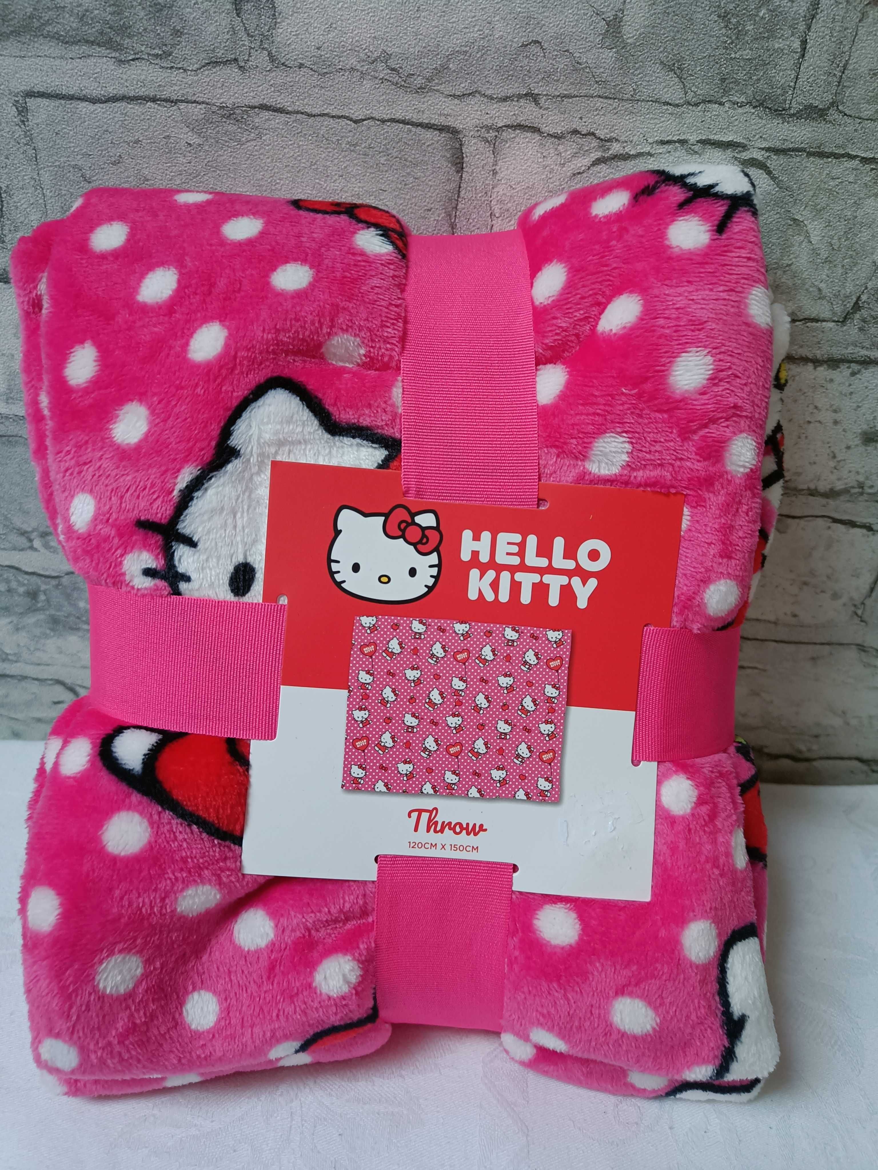 Koc Hello Kitty miękki i miły w dotyku PRIMARK