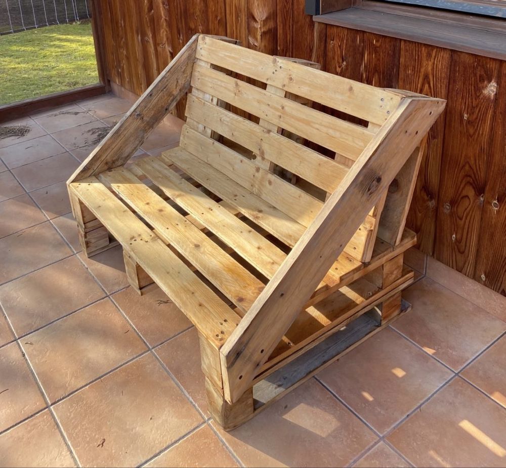 Kanapa/sofa ogrodowa z palet