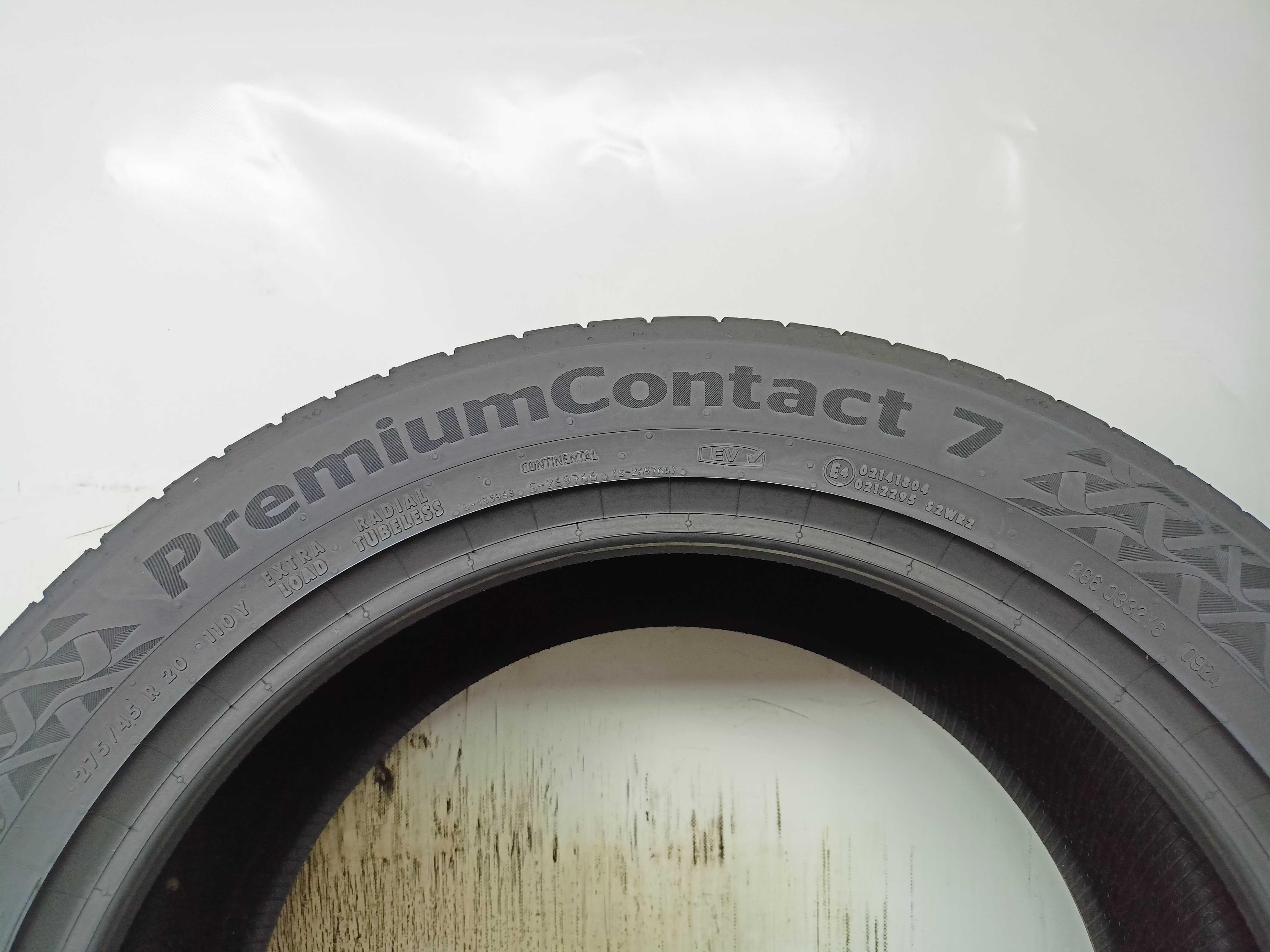Continental PremiumContact 7 275/45/20 2024rok 110Y 7,3mm (3972)