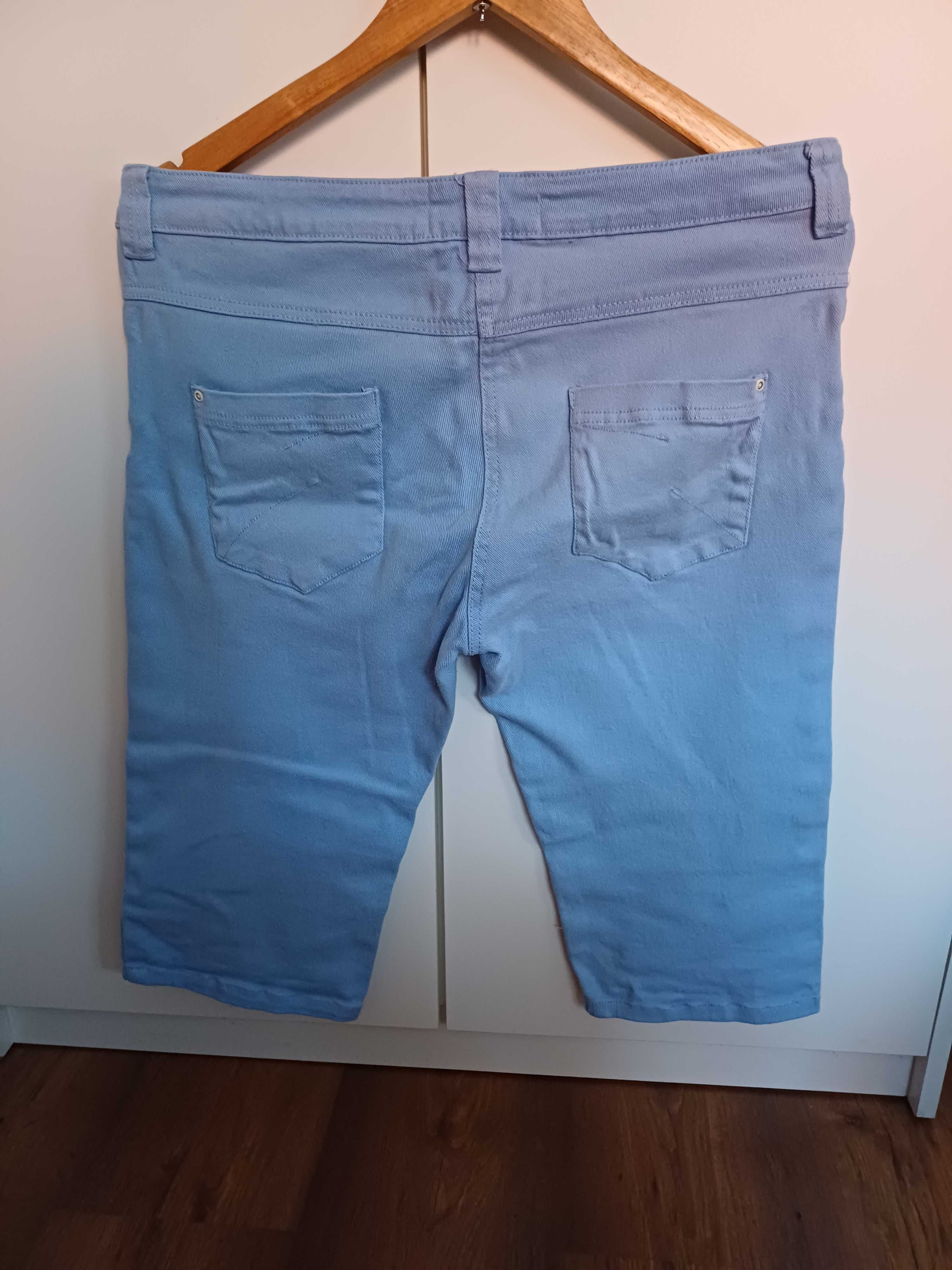 Spodnie rybaczki jeans 42
