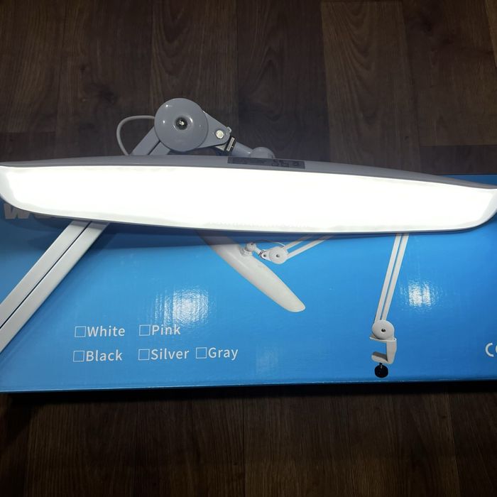 Лампа безтіньова настільна на струбцині 24 Вт, лампа бестеневая