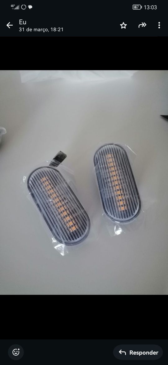 Piscas laterais led