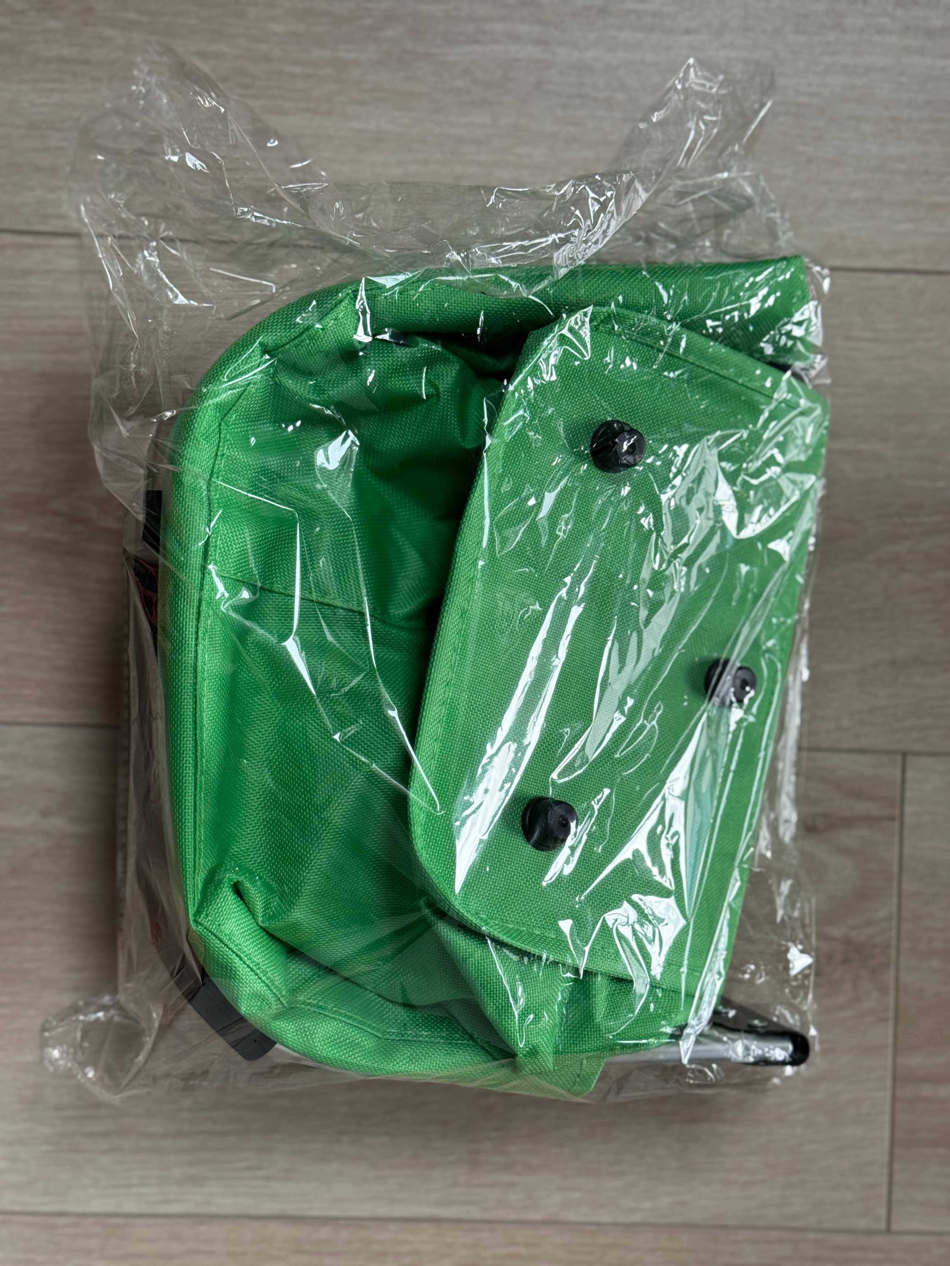 Zielony koszyk kosz na zakupy Thermomix składany