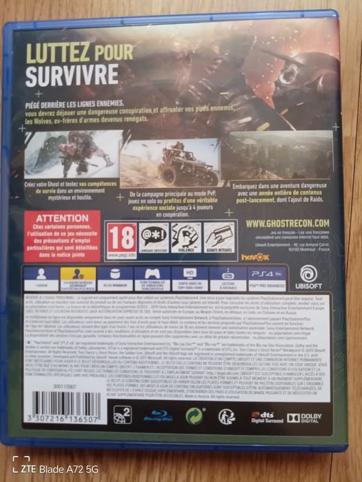 Jogo de ps4 Tom Clancy's