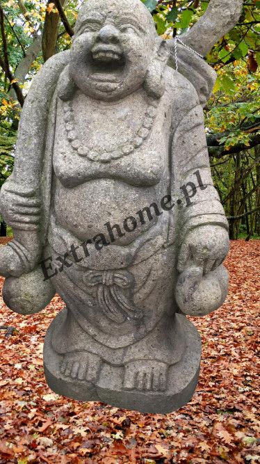 Rzeźba Budda, Wędrowiec Budda, Buddha z workiem - Kamień H105cm