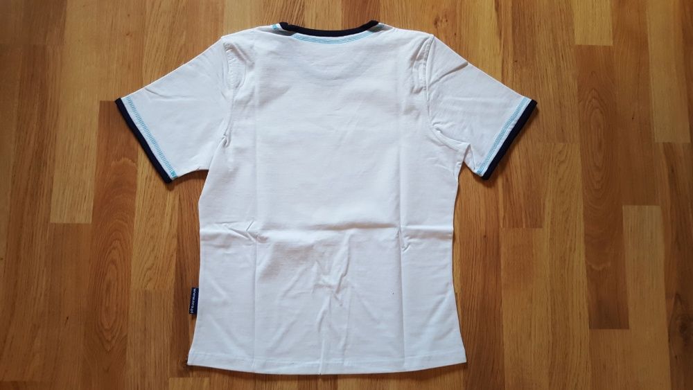 T-shirt bluzka top koszulka biała z logo era