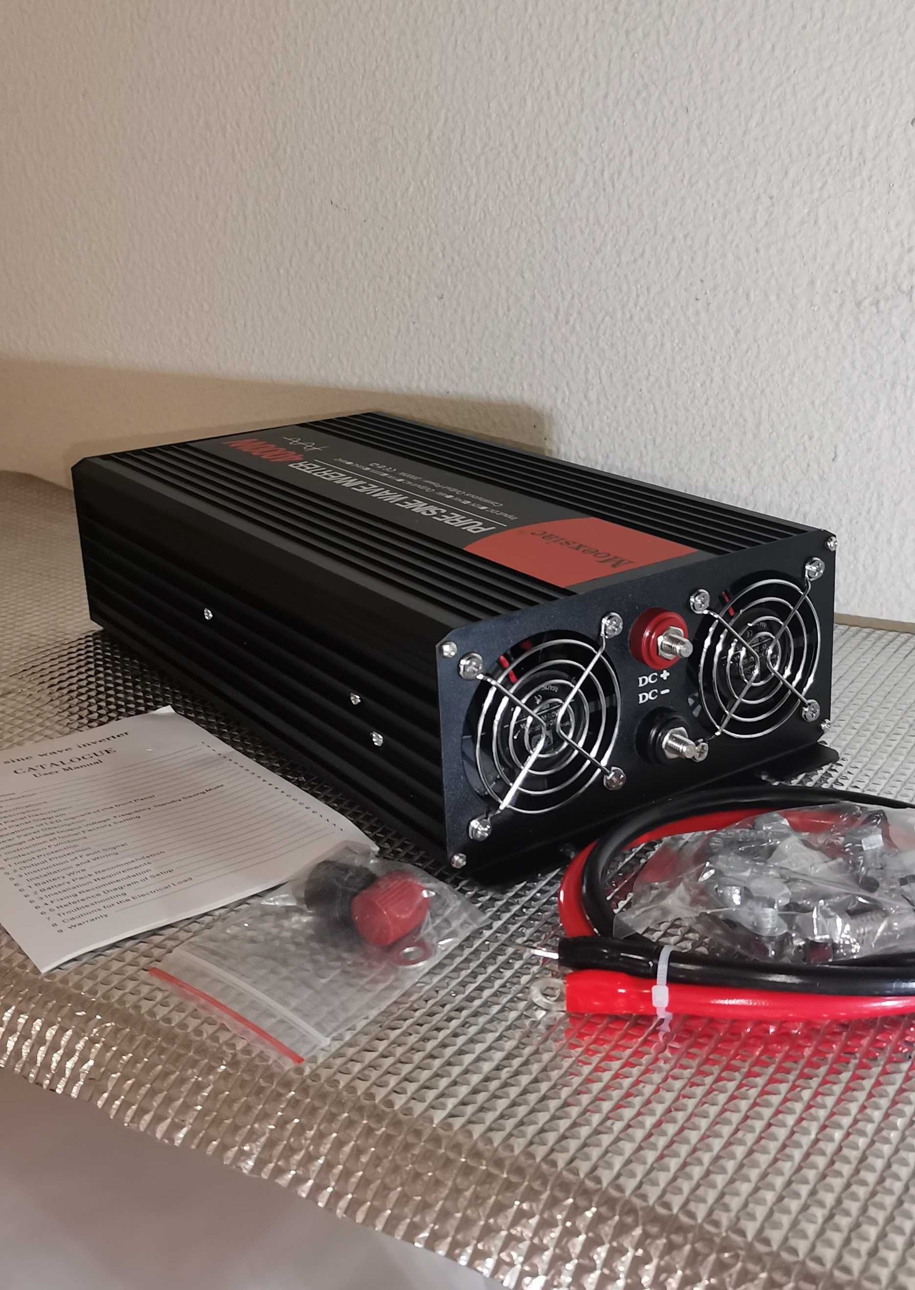 Inversor Onda Pura 24v para 220v Novo para Camião Sistema solar etc