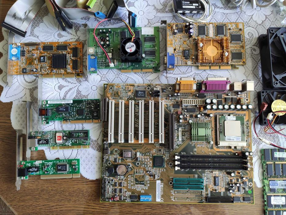 Stare części komputerowe Duży Zestaw !!!