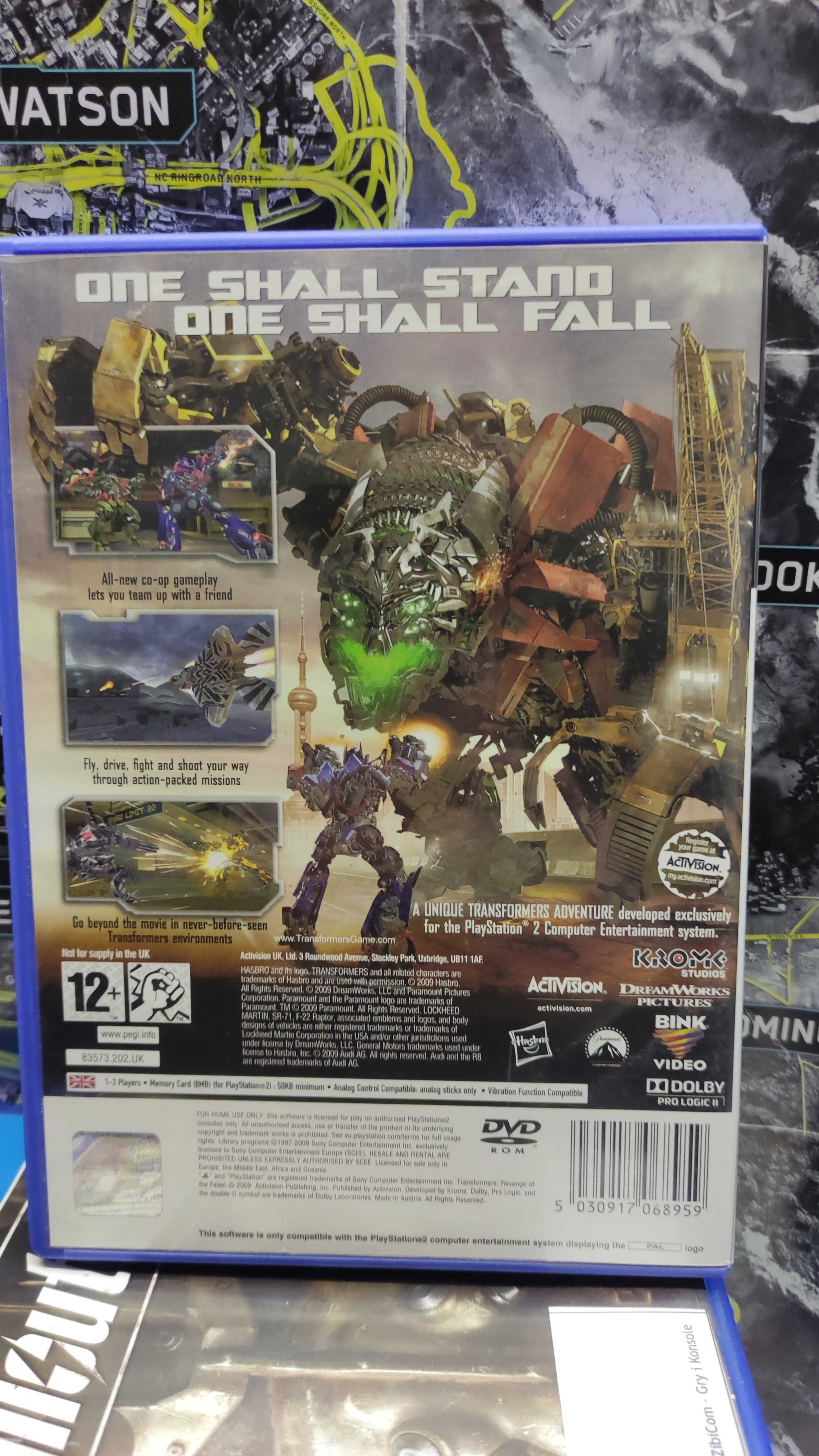 Transformers Revenge Of The Fallen | PS2 | Sklep | Kraków | Wysyłka |