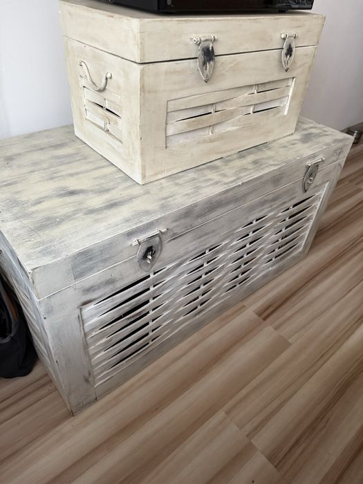 Kufer drewniany, skrzynia