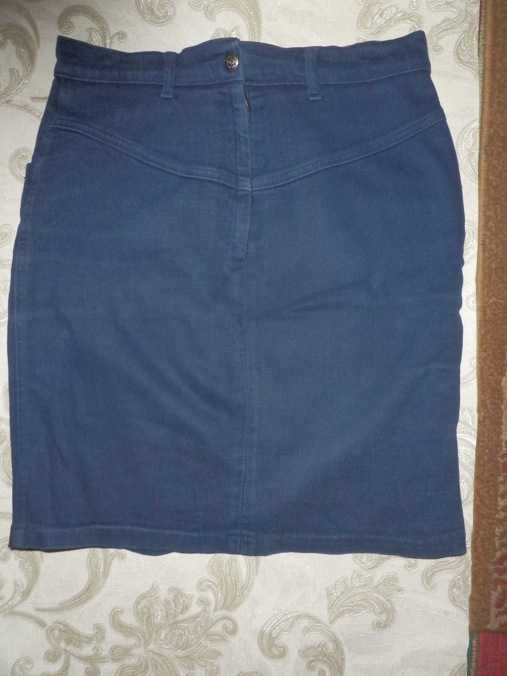 джинсовые юбка,рубашка Bianka Maria Caselli.Италия
