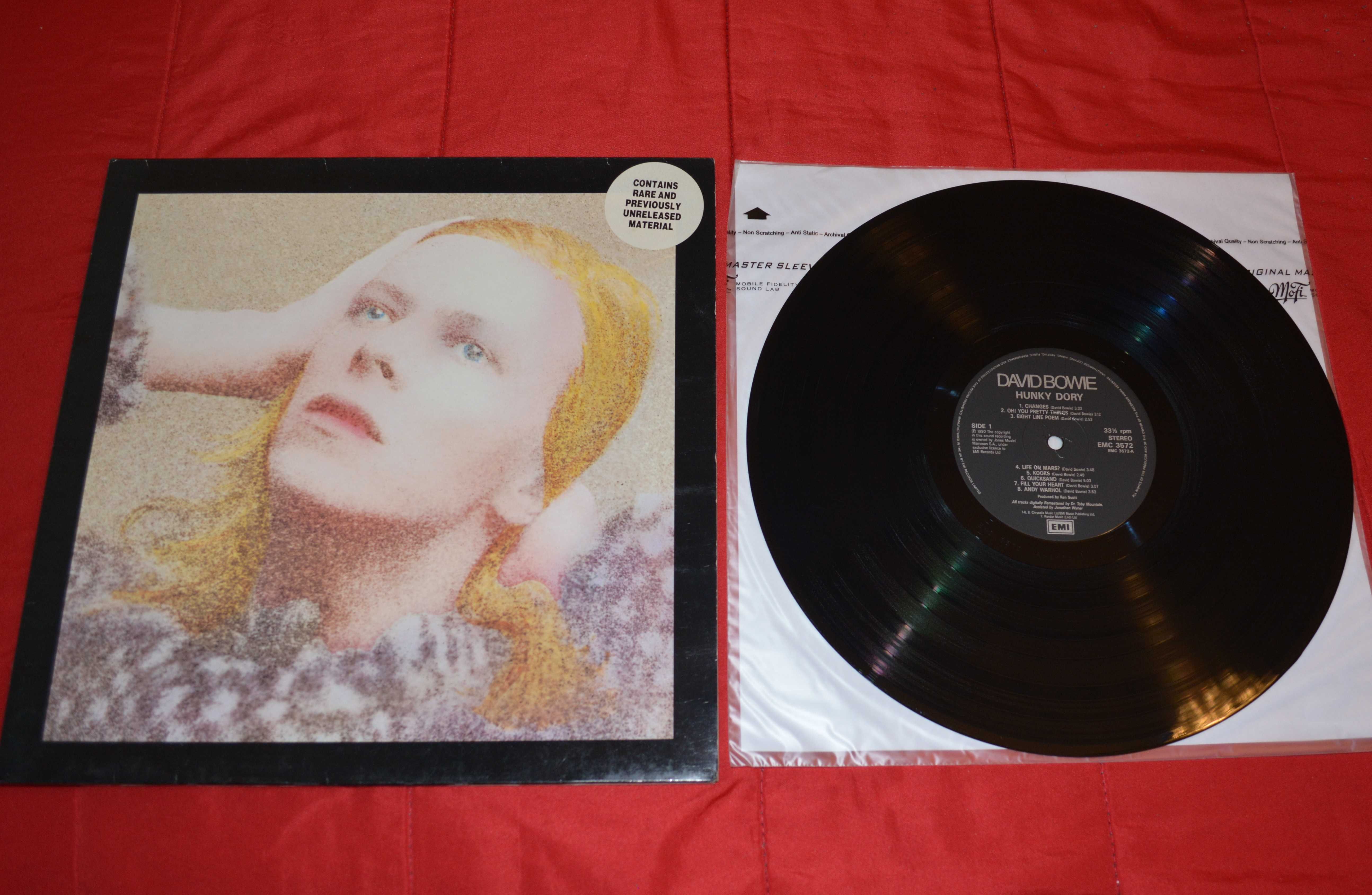 David Bowie ‎– Hunky Dory- Edição Original UK 1990 Vinyl, LP, Album
