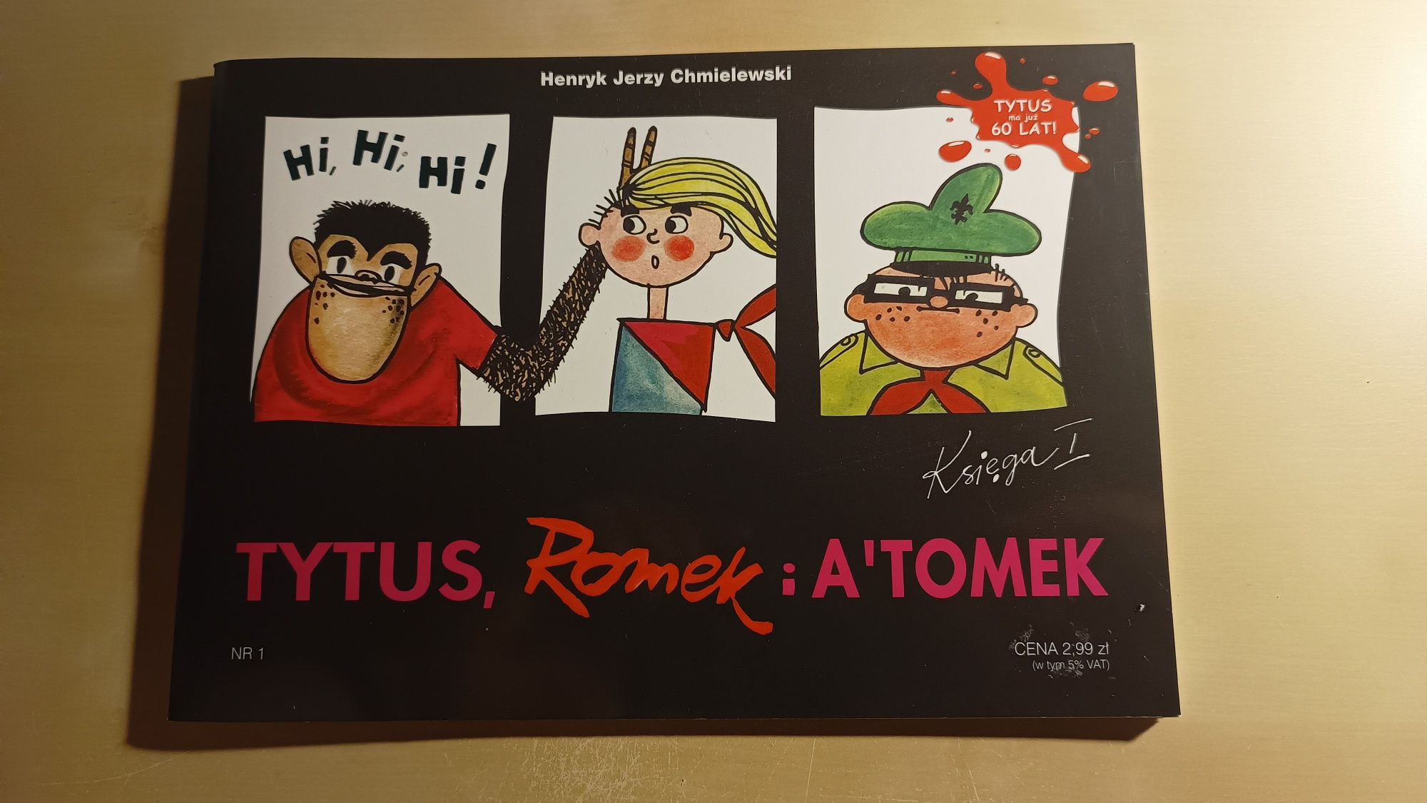 Komiks Tytus Romek i A-Tomek, Księga pierwsza, Tytus Harcerzem