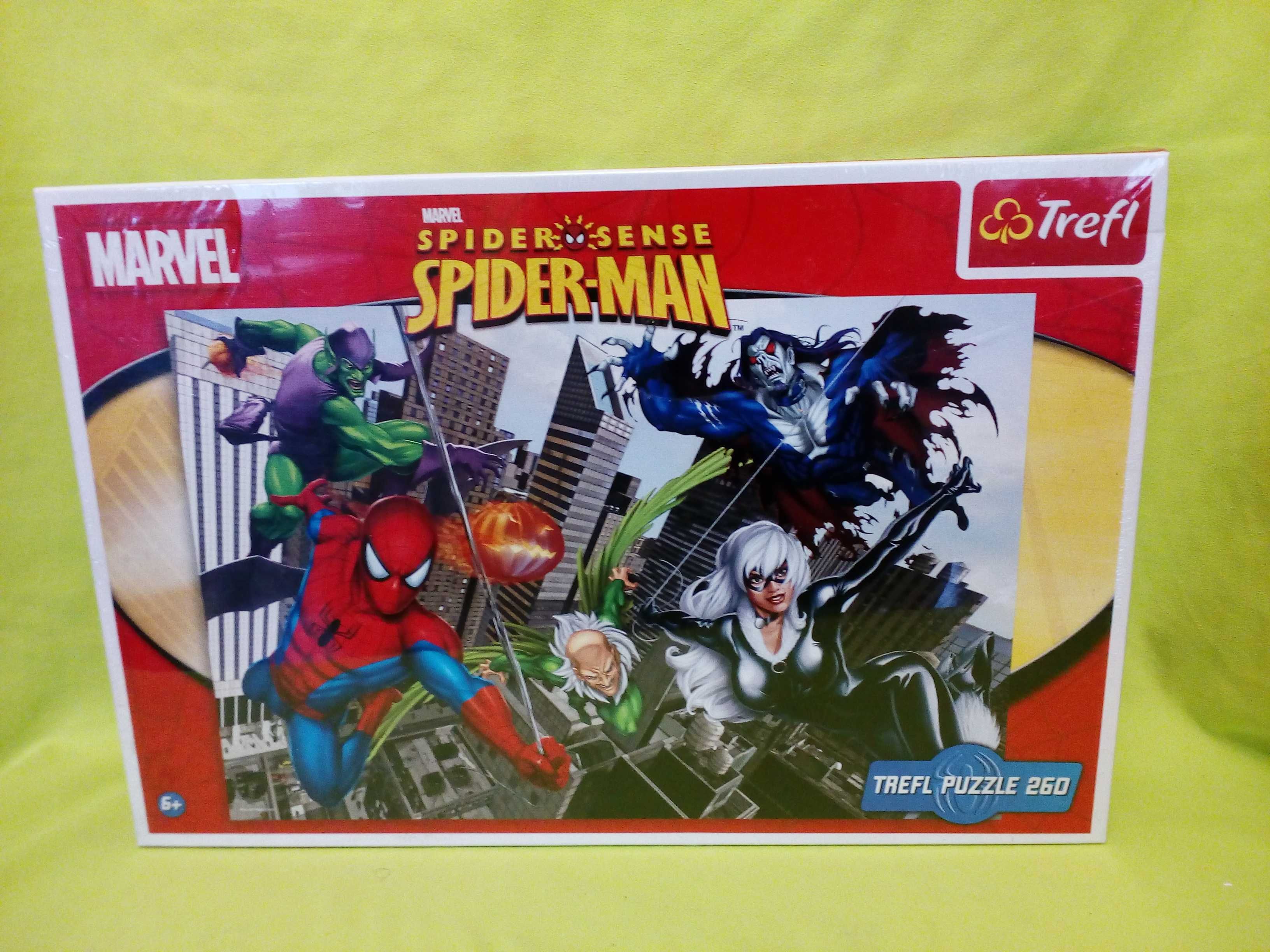 Puzzle Trefl, Marvel Spiderman, 260 klocków, NOWE