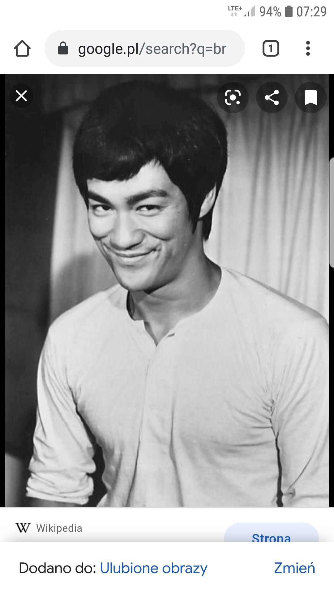 Bruce Lee obraz olejny na płótnie.