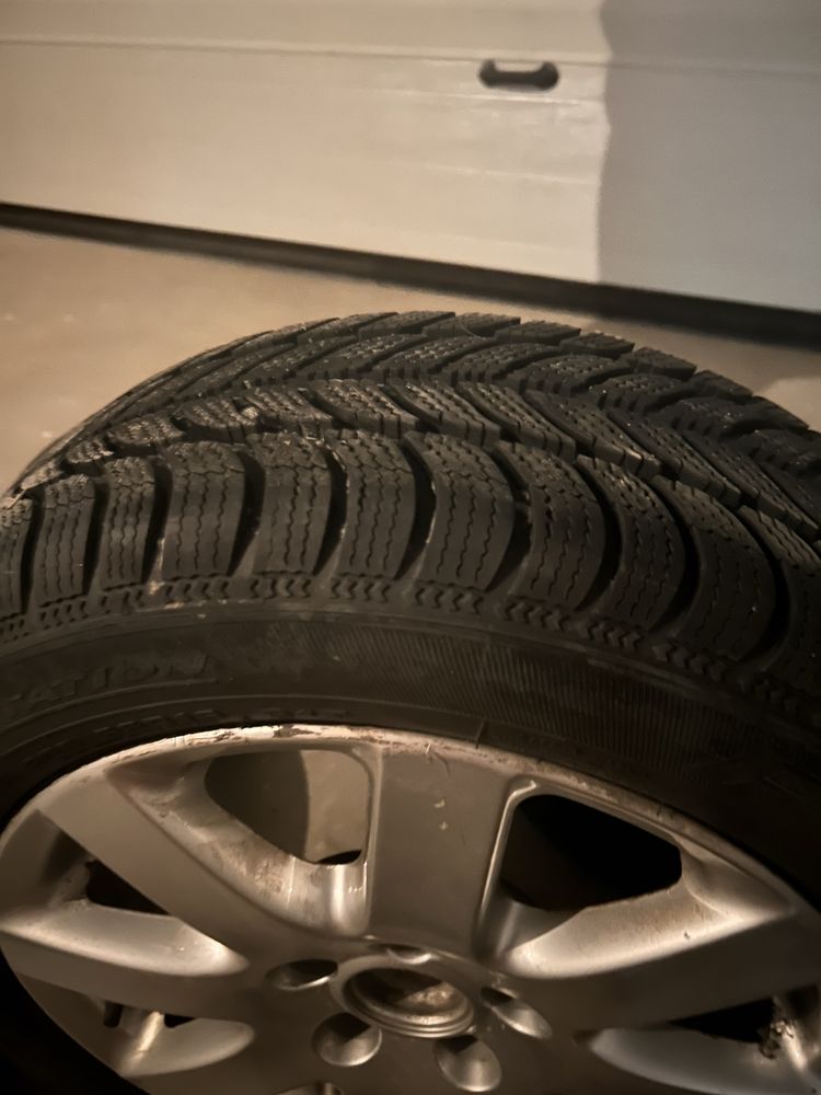 Opny zimowe wraz z alufelgami vw
