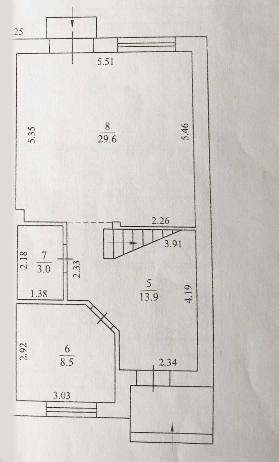 Продается дом дуплекс 110м²  с НОВЫМ ремонтом