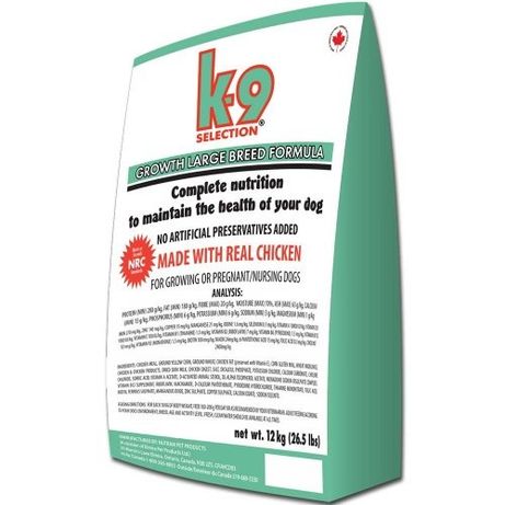 K9 Selection Growth Formula Корм для щенков , 12 кг