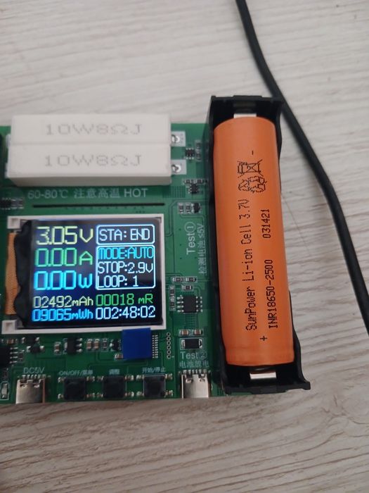 18650 високотокові SunPower 2500mAh