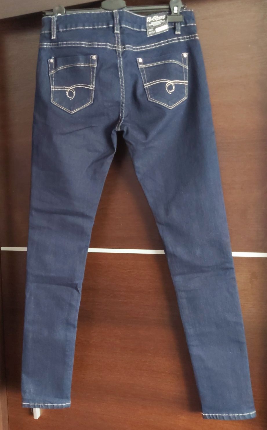 Spodnie jeansowe 2 pary granatowe Nowe M.Cherry
