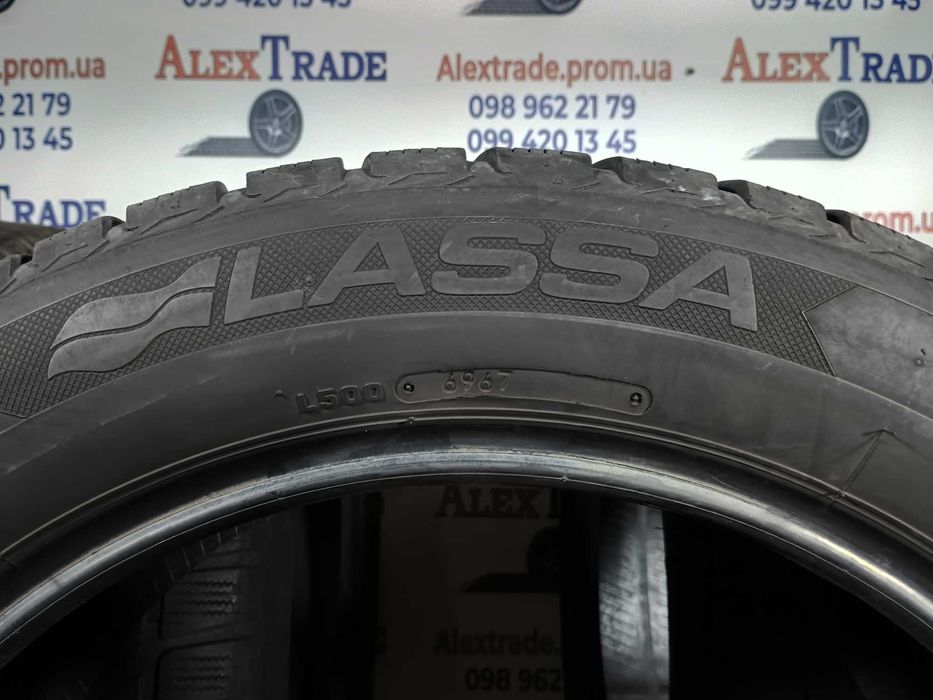 4 шт 225/55 R18 Lassa Competus Winter 2 зимові шини б/у 6,5 мм