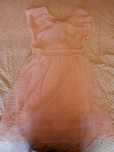 Vestido rosa com etiqueta
