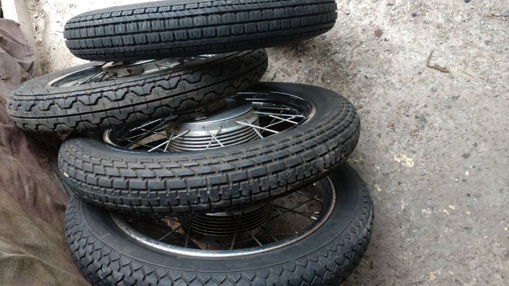 Колеса в сборе для Явы.