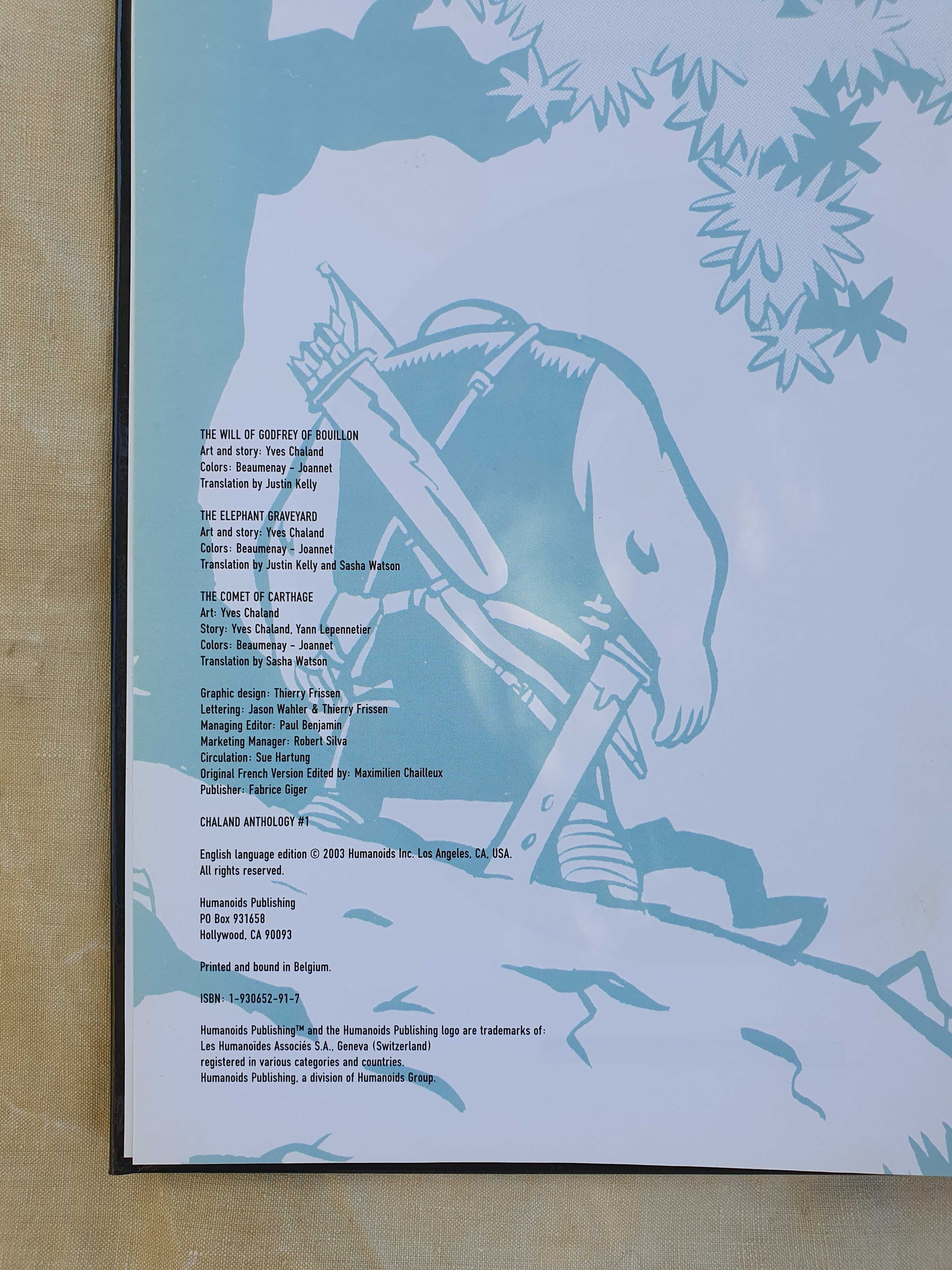 Conjunto de dois livros de banda desenhada Freddy L., de Chaland.