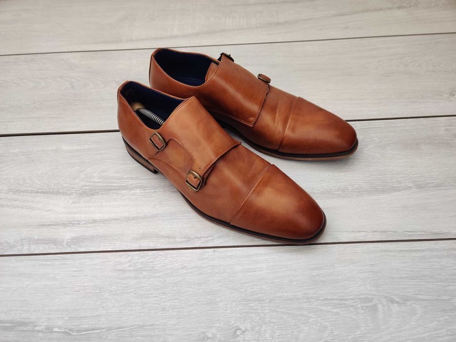 Зручні чоловічі шкіряні туфлі на стопу 28 см charles southwell